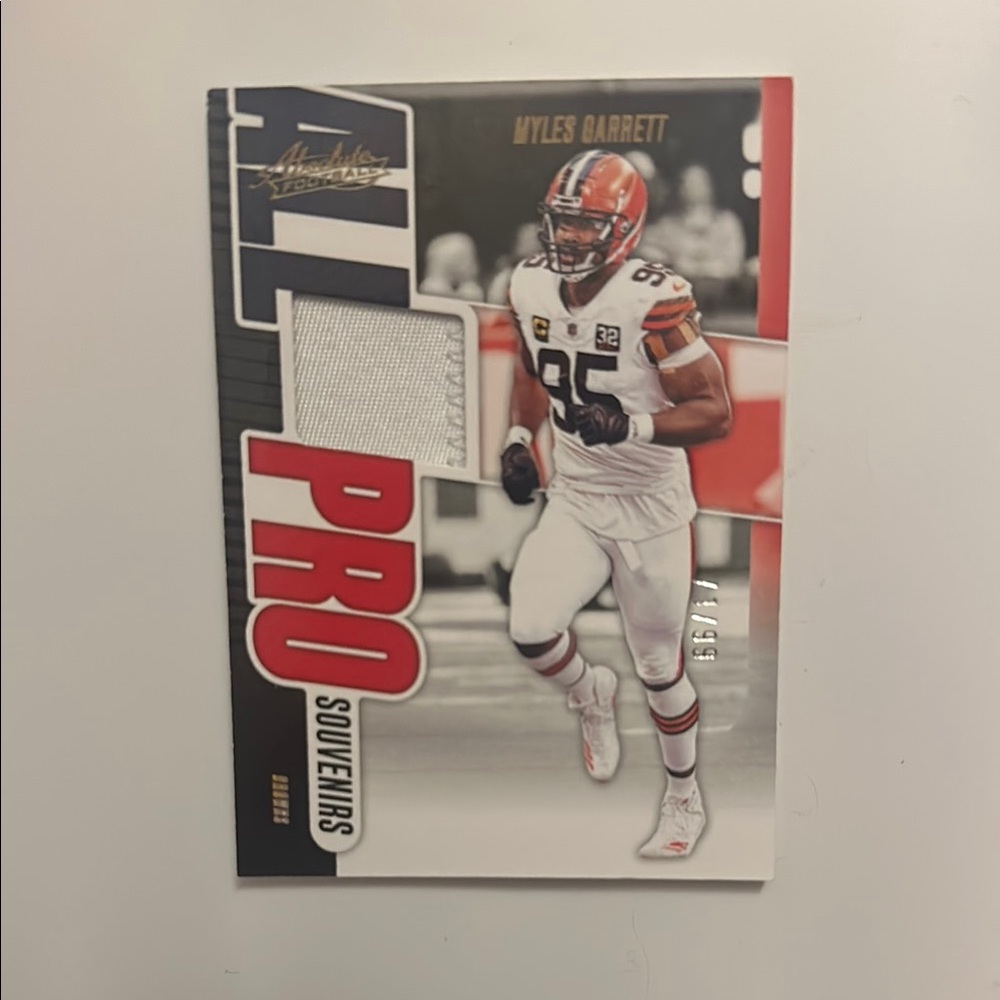 Myles Garrett 71/99 memorabilia absolute football